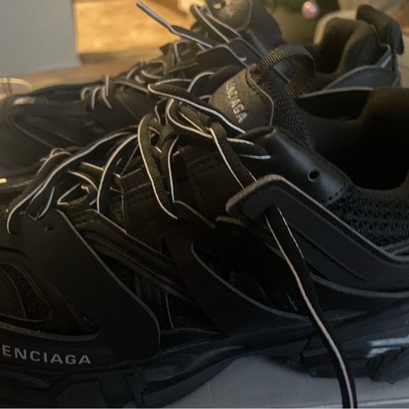 Black balenciaga track runners non led size 13/46 - Picture 2 of 5